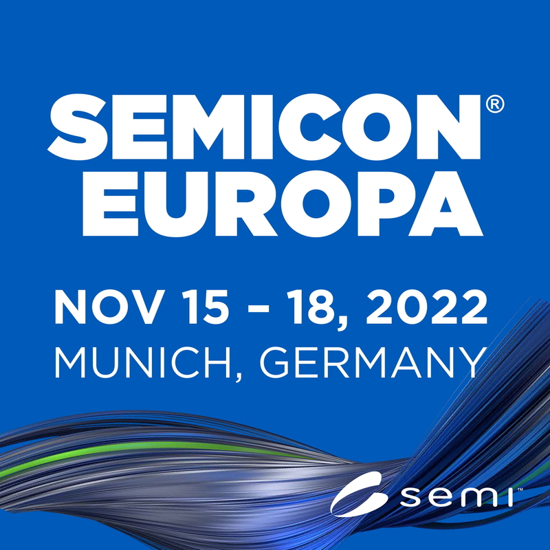 SEMICON Europa 2022 (11/15〜18) に出展します